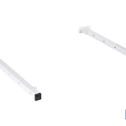 Tendedero de pared abatible | Con 2 soportes metálicos | Ancho de hasta 150 cm | Longitud: 50,5 cm | Incluye tornillos y tacos