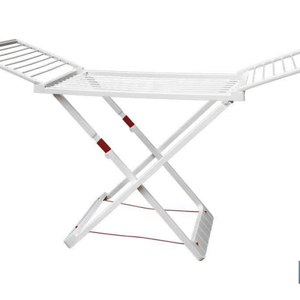 Tendedero de resina blanca con alas | 20 metros de tendido | Resistente a la Intemperie y UV