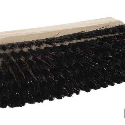 Cepillo para zapatos | Mango de madera de pino | Mezcla de cerdas naturales y sintéticas | Longitud: 16 cm