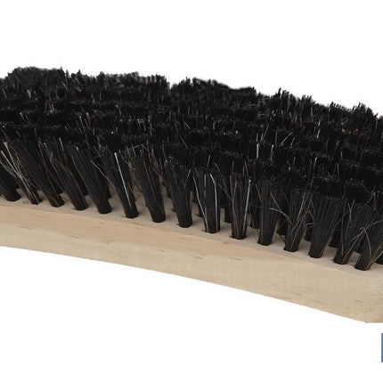 Cepillo para zapatos | Mango de madera de pino | Mezcla de cerdas naturales y sintéticas | Longitud: 16 cm