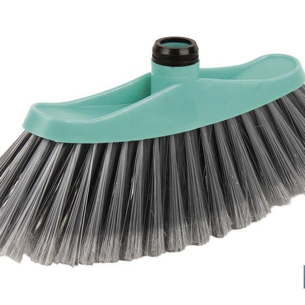 Cepillo de barrer | Taco de polipropileno | Fibras de PVC | Color: turquesa y gris | Medidas: 34 x 8 x 15 cm