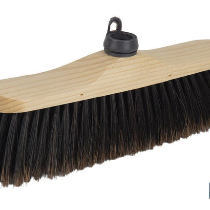 Cepillo de barrer para suelos delicados | Taco de madera de haya | Cerdas de cola de caballo | Medidas: 33 x 8 x 11 cm