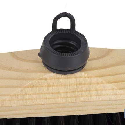 Cepillo de barrer para suelos delicados | Taco de madera de haya | Cerdas de cola de caballo | Medidas: 33 x 8 x 11 cm