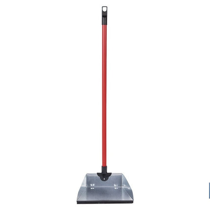 Recogedor metálico | Chapa galvanizada | Palo de rosca incluido | Durabilidad y limpieza profesional | Medidas: 83 x 24 cm