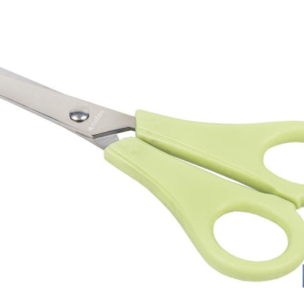 Tijeras escolares con punta redonda | Inlcuye escala de medición | Ideal para niños y tareas escolares | Longitud: 13,3 cm