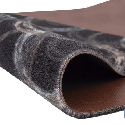 Felpudo de entrada con círculos | Material resistente | Base antideslizante | Adecuado para interior y exterior | Medidas: 50 x 70 cm