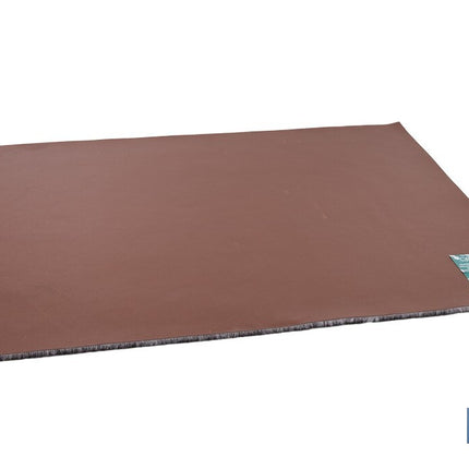 Felpudo de entrada con diseño de hojas en tonos oscuros | Material resistente | Base antideslizante | Adecuado para interior y exterior | Medidas: 50 x 70 cm