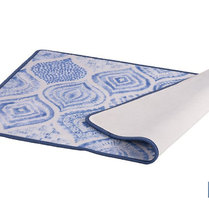Felpudo entrada casa | Adecuado para interior y exterior | Material resistente | Antideslizante | Diseño con estampado geométrico abstracto | Medidas: 50 x 70 cm