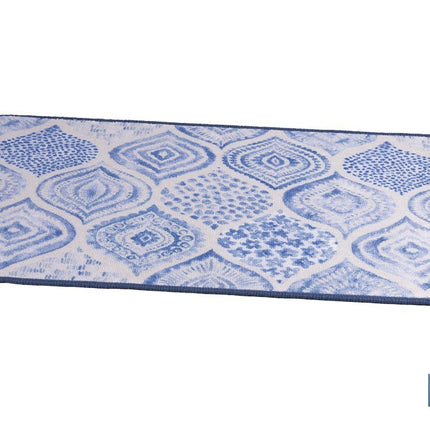 Felpudo entrada casa | Adecuado para interior y exterior | Material resistente | Antideslizante | Diseño con estampado geométrico abstracto | Medidas: 50 x 70 cm