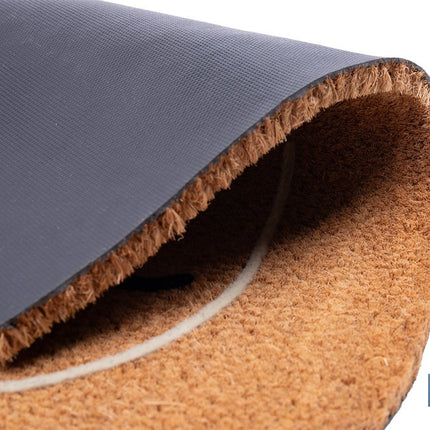 Felpudo de fibra de coco para interior con base antideslizante | Diseño Sweet Home | Medidas: 40 x 60 cm