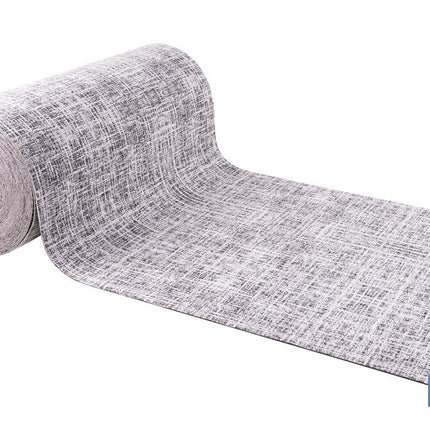 Rollo de alfombra vinílica para interior | Diseño Jaspeado en color gris marengo | Impermeable y de fácil limpieza