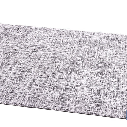 Rollo de alfombra vinílica para interior | Diseño Jaspeado en color gris marengo | Impermeable y de fácil limpieza