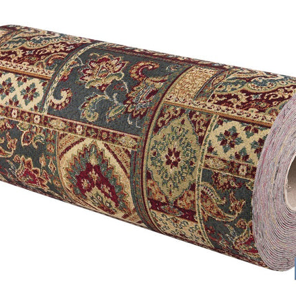 Rollo de alfombra vinílica para interior | Diseño con estampado de Oriente | Impermeable y de fácil limpieza