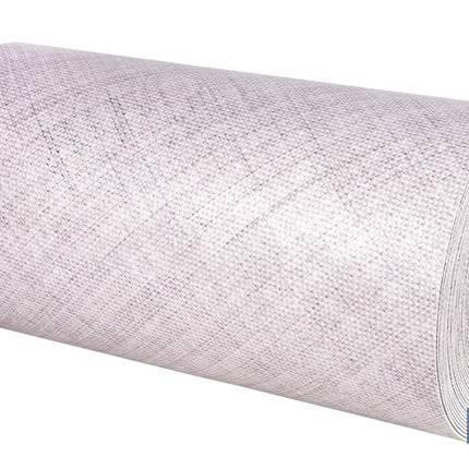 Rollo de alfombra vinílica semirrígida de impresión digital | Estampado jaspeado en gris claro | Resistente para suelos interiores y exteriores cubiertos