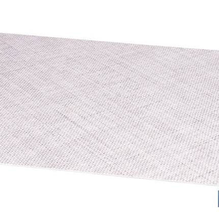 Rollo de alfombra vinílica semirrígida de impresión digital | Estampado jaspeado en gris claro | Resistente para suelos interiores y exteriores cubiertos