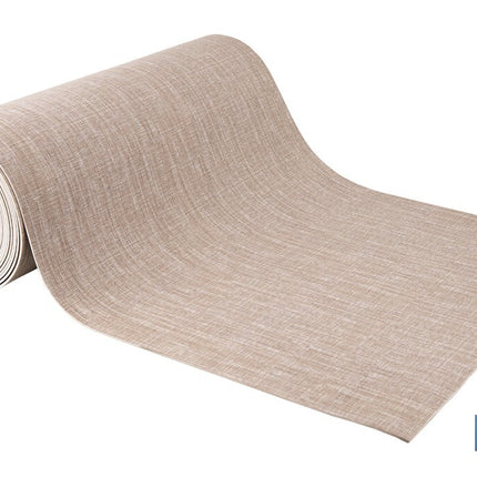 Rollo de alfombra vinílica semirrígida de impresión digital | Estampado jaspeado en beige | Resistente para suelos interiores y exteriores cubiertos