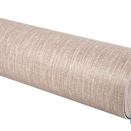 Rollo de alfombra vinílica semirrígida de impresión digital | Estampado jaspeado en beige | Resistente para suelos interiores y exteriores cubiertos