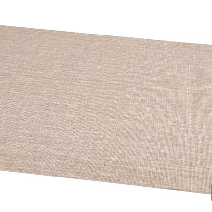 Rollo de alfombra vinílica semirrígida de impresión digital | Estampado jaspeado en beige | Resistente para suelos interiores y exteriores cubiertos