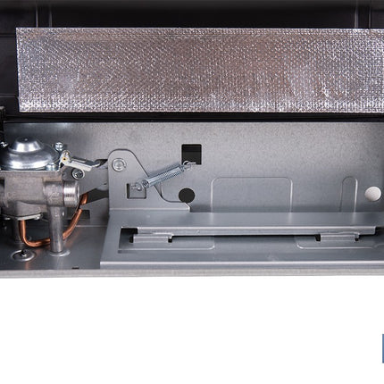 Hornillo de gas portátil | Material: acero | Encendido piezoeléctrico | Boquilla universal | Ideal para camping, excursiones y uso en exteriores