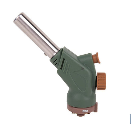 Soplete de gas piezoeléctrico | Potencia: 1,1 kW | Compatible con cartuchos de gas de 220 g | Ideal para cocina, soldadura y bricolaje