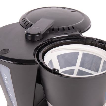 Cafetera eléctrica de goteo con jarra termo de 1,2 l | Potencia: 800 W, capacidad para 12 tazas | Filtro permanente