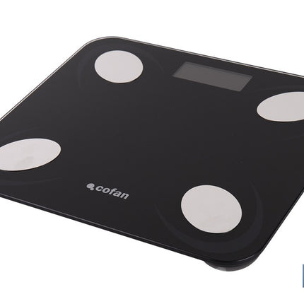 Báscula de baño digital inteligente | Análisis corporal completo | Báscula con Bluetooth y aplicación móvil | Carga USB