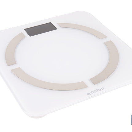 Báscula de baño digital inteligente | Análisis corporal completo | Báscula con Bluetooth y aplicación móvil | Pilas incluidas