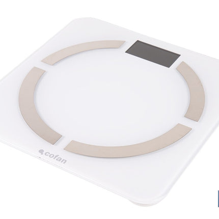 Báscula de baño digital inteligente | Análisis corporal completo | Báscula con Bluetooth y aplicación móvil | Pilas incluidas