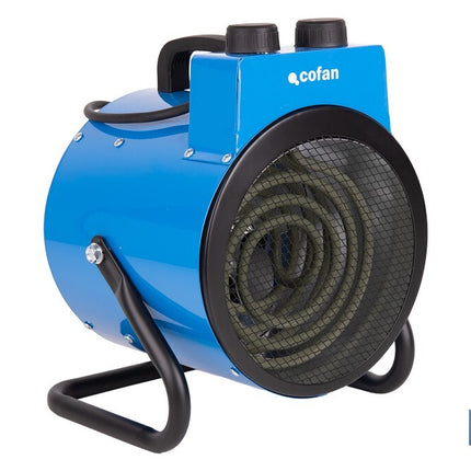 Calefactor industrial | Potencia: 3000 W | Función ventilador | Termostato ajustable | Protección IP24