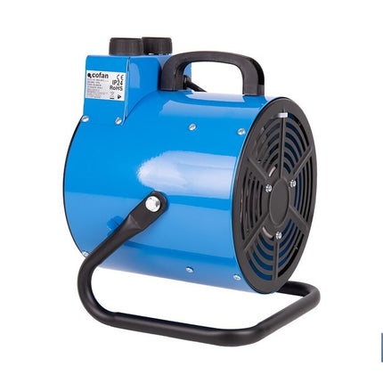 Calefactor industrial | Potencia: 3000 W | Función ventilador | Termostato ajustable | Protección IP24
