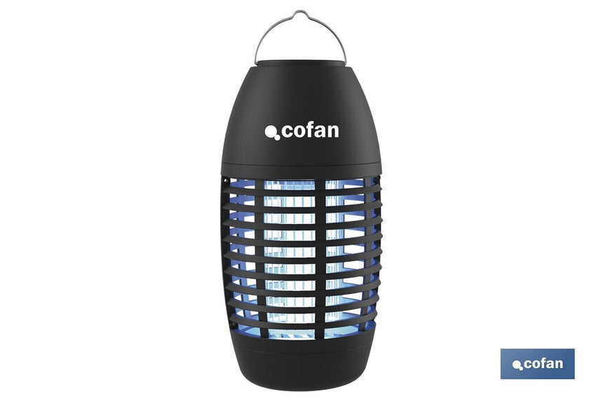 Lámpara LED antiinsectos recargable por USB | Interior y exterior | Cobertura 80 m² | Resistente al agua IPX4 | Luz UV de alta potencia | Ideal para camping, barbacoa y jardín