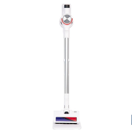 Aspiradora sin cable con base de carga | Potencia de succión: 180 AW | Potencia ciclónica: 32 kPa | 4 velocidades | Filtro HEPA lavable | Batería de litio 25,9 V | Color: blanco