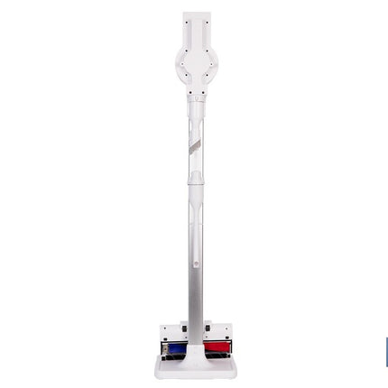 Aspiradora sin cable con base de carga | Potencia de succión: 180 AW | Potencia ciclónica: 32 kPa | 4 velocidades | Filtro HEPA lavable | Batería de litio 25,9 V | Color: blanco