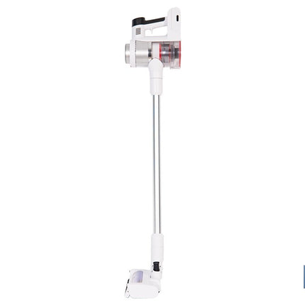 Aspiradora eléctrica sin cable con soporte a la pared | Potencia de succión: 180 AW | Potencia ciclónica: 32 kPa | 4 velocidades | Filtro HEPA lavable | Batería de litio 25,9 V | Color: blanco