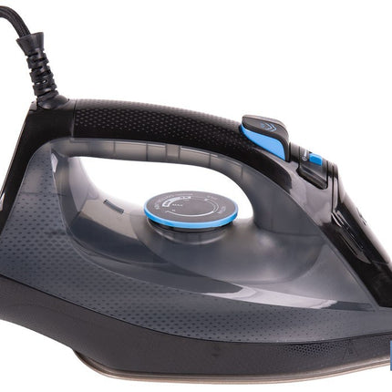 Plancha de vapor con suela de cerámica de doble capa | Potencia de 2400 W y depósito de 300 ml | Función vapor vertical y termostato ajustable
