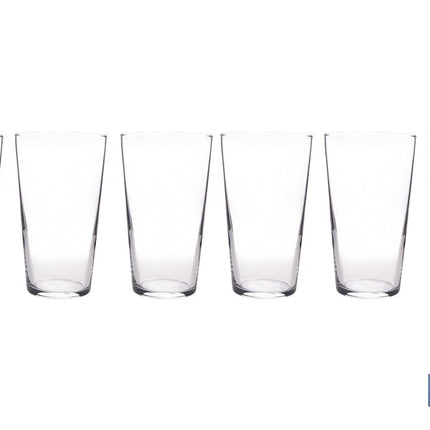 Pack de 6 vasos de combinado | Material: vidrio transparente | Capacidad: 47 cl | Calidad profesional | Ideales para cubatas, agua, cerveza, refrescos