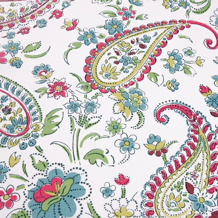 Rollo de hule estampado jardín floral | Materiales: PVC y tela no tejida de polipropileno | Fácil limpieza | Medidas 1,40 x 25 m