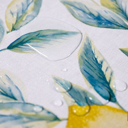 Rollo de hule estampado limones | Materiales: polipropileno y PVC | Gran resistencia a líquidos y manchas | Fácil limpieza | Medidas 1,40 x 20 m