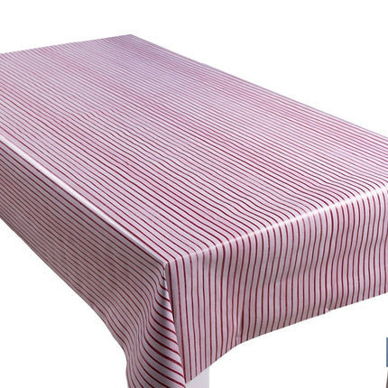 Rollo de hule estampado provenzal rojo | Materiales: polipropileno y PVC | Gran resistencia a líquidos y manchas | Fácil limpieza | Medidas 1,40 x 20 m