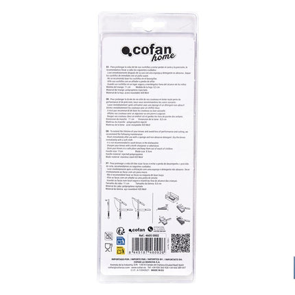 Pack de 3 cuchillos puntilla de acero inoxidable | Mango antideslizante | Apto para lavavajillas
