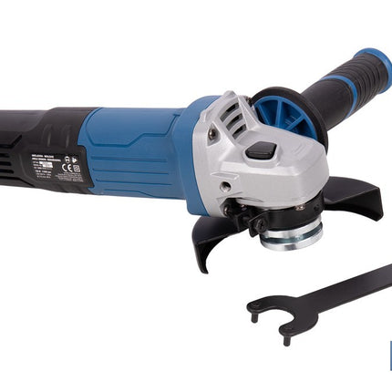 Amoladora angular eléctrica 750 W Ø115 mm 11000 rpm | Mango auxiliar con 2 posiciones y sistema antivibración | Ligera, potente y segura