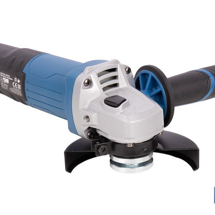 Amoladora angular eléctrica 750 W Ø115 mm 11000 rpm | Mango auxiliar con 2 posiciones y sistema antivibración | Ligera, potente y segura