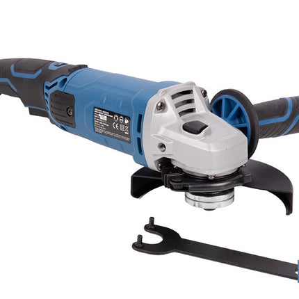 Amoladora angular eléctrica 1010 W Ø115/125 mm con velocidad variable 3000-11000 rpm | Arranque progresivo, mango antivibración, engranajes de aluminio reforzado