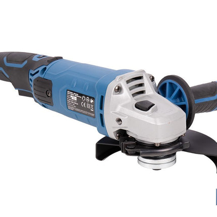 Amoladora angular eléctrica 1010 W Ø115/125 mm con velocidad variable 3000-11000 rpm | Arranque progresivo, mango antivibración, engranajes de aluminio reforzado