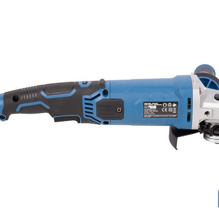 Amoladora angular eléctrica 1010 W Ø115/125 mm con velocidad variable 3000-11000 rpm | Arranque progresivo, mango antivibración, engranajes de aluminio reforzado