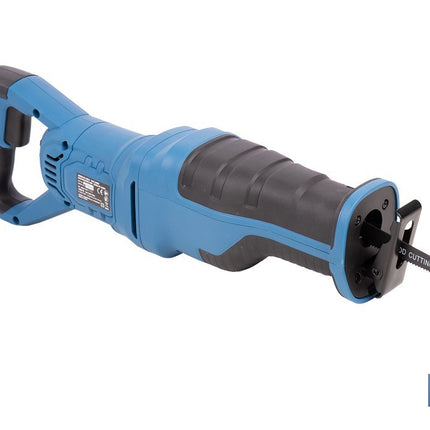 Sierra de sable eléctrica 1200 W 2800 rpm, acción pendular 3 posiciones + corte recto | Control de velocidad variable, cambio de hoja sin herramientas