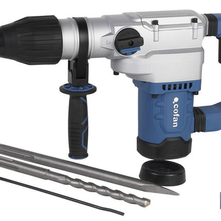 Taladro martillo perforador | 1500W SDS MAX| Martillo rotativo 1500 W | Perforador de percusión 12 J
