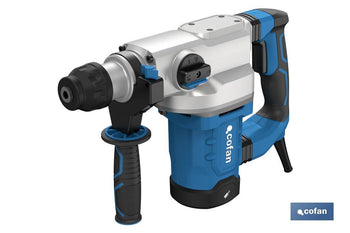 Taladro martillo perforador | 1.500 W SDS Plus | Martillo perforador anclaje con 4 funciones
