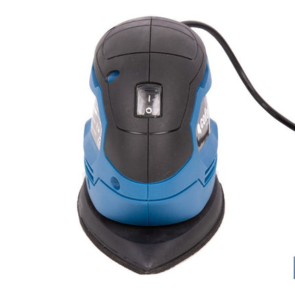Lijadora mouse eléctrica 130 W 14 000 rpm, aspiración de polvo | Base de velcro con 5 agujeros | Ideal para madera, chapa, laca o relleno