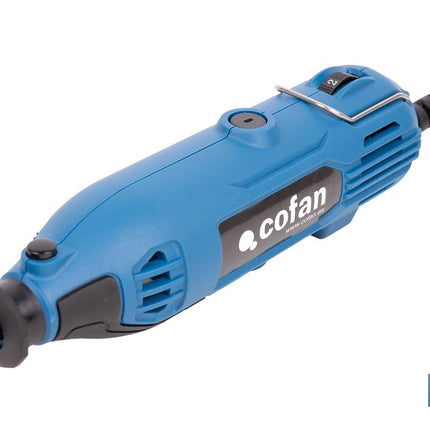Multiherramienta rotativa 135 W 8000-33000 rpm, velocidad variable | Ideal para cortar, fresar, pulir y perforar | Incluye kit de accesorios intercambiables